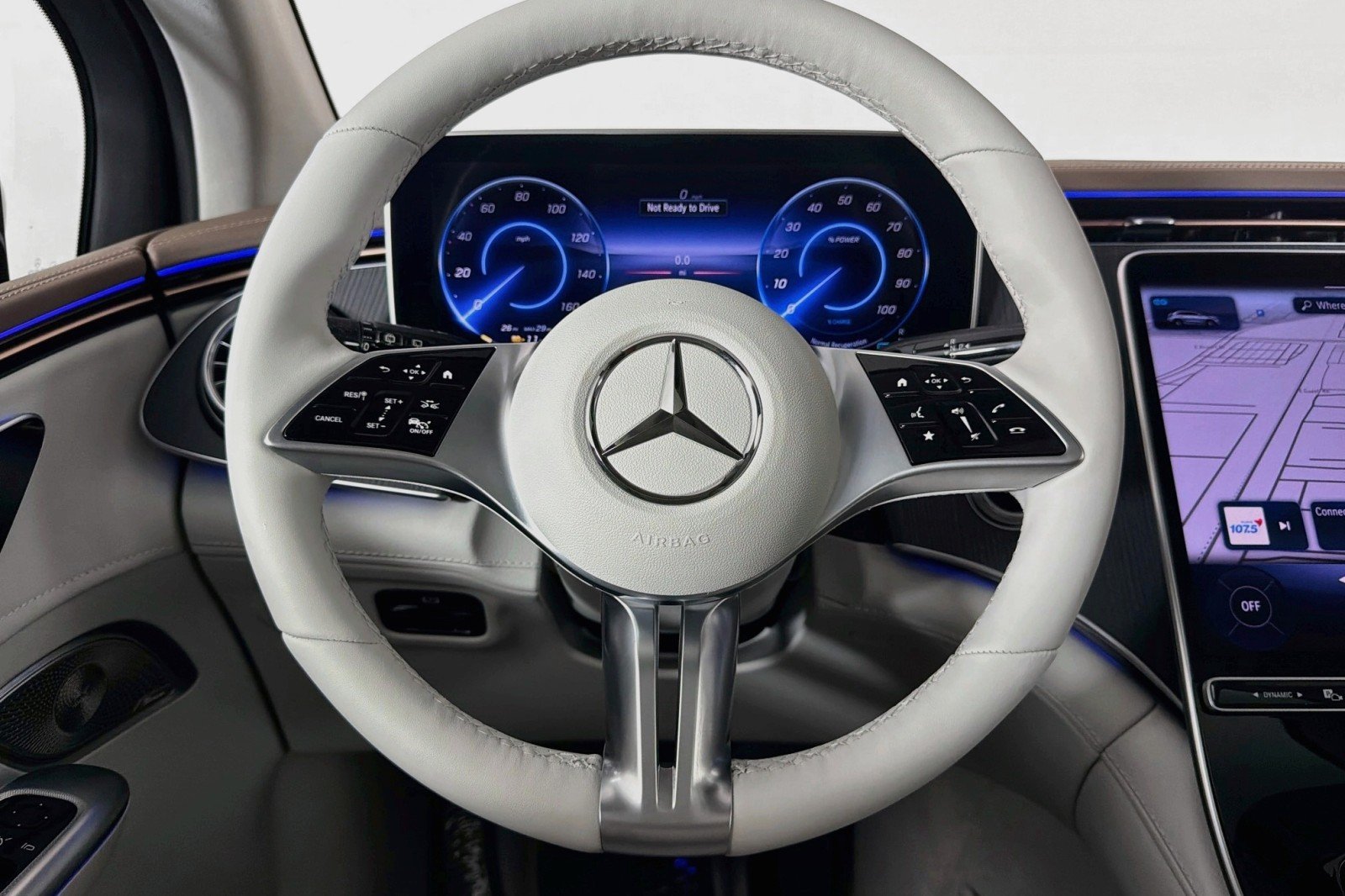 Certified Used 2023 MANUFAKTUR Diamond White Metallic Mercedes-Benz EQE 350 image 20