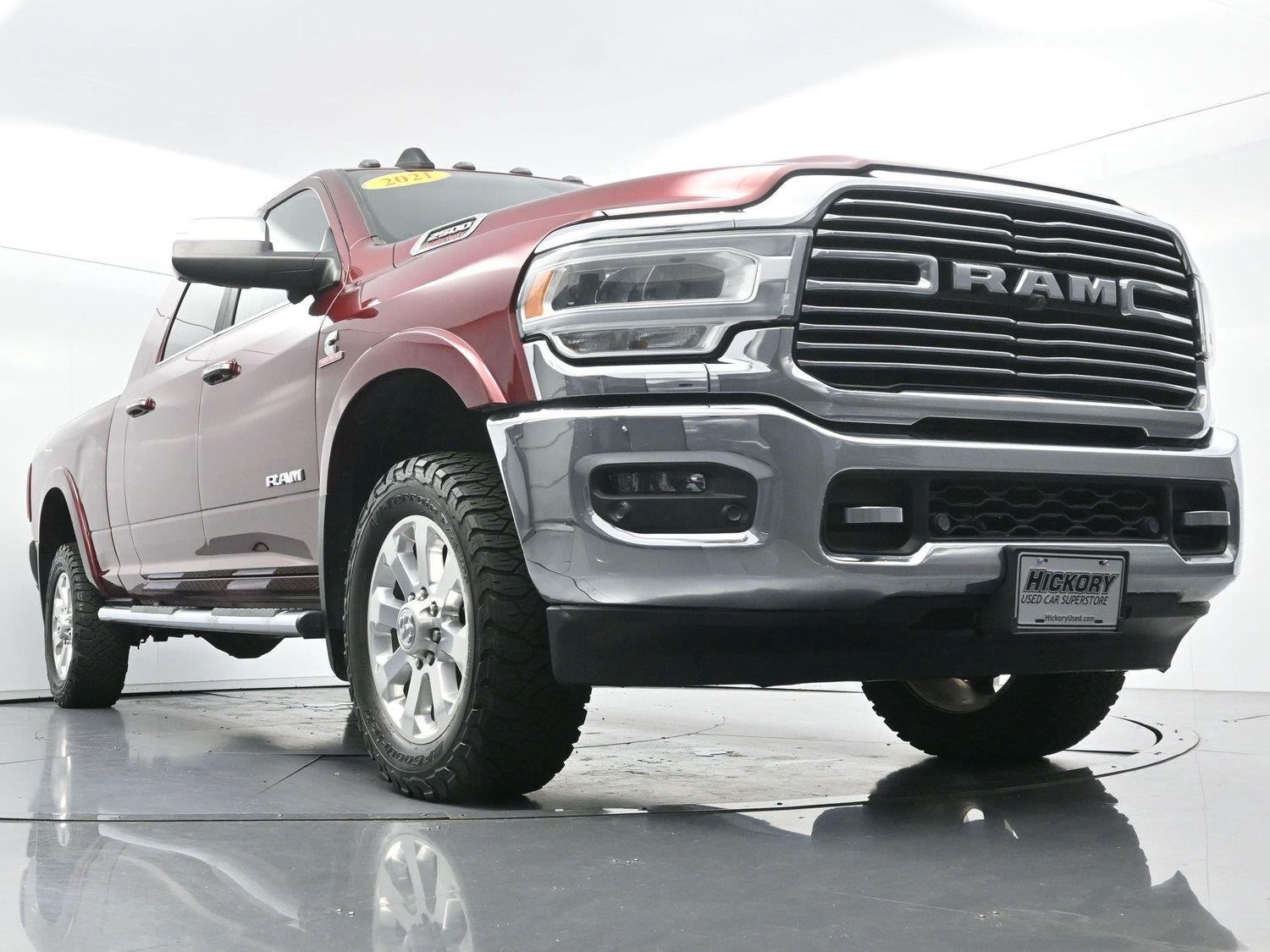 Used 2021 Delmonico Red Pearlcoat Ram Laramie image 50
