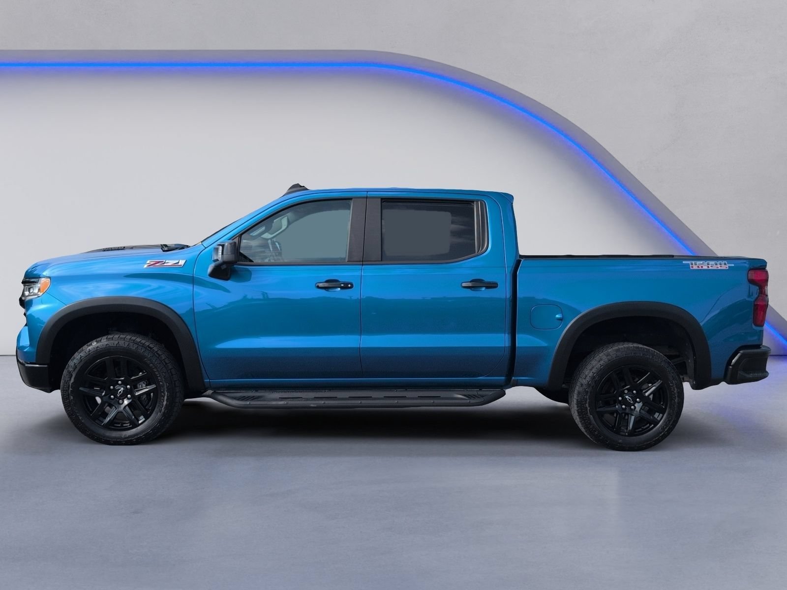 Used 2022 GLACIER BLUE METALLIC Chevrolet LT Trail Boss image 5