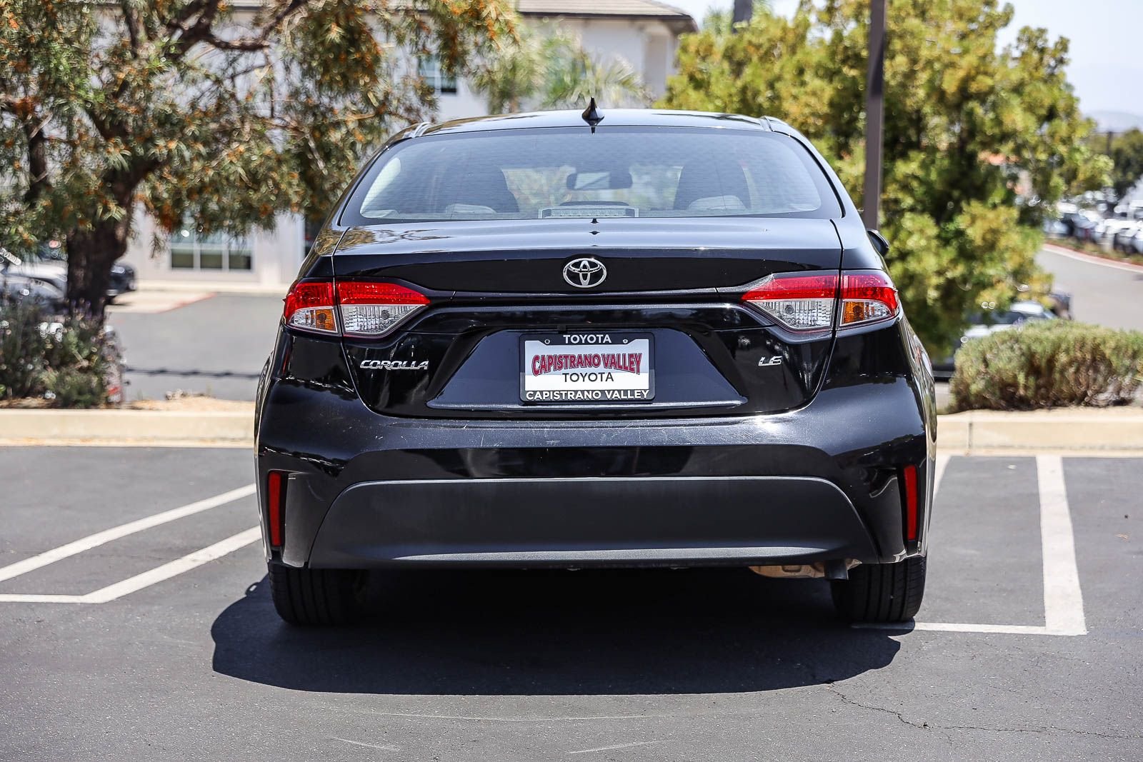 Certified Used 2024 MIDNIGHT BLACK METAL Toyota LE image 5
