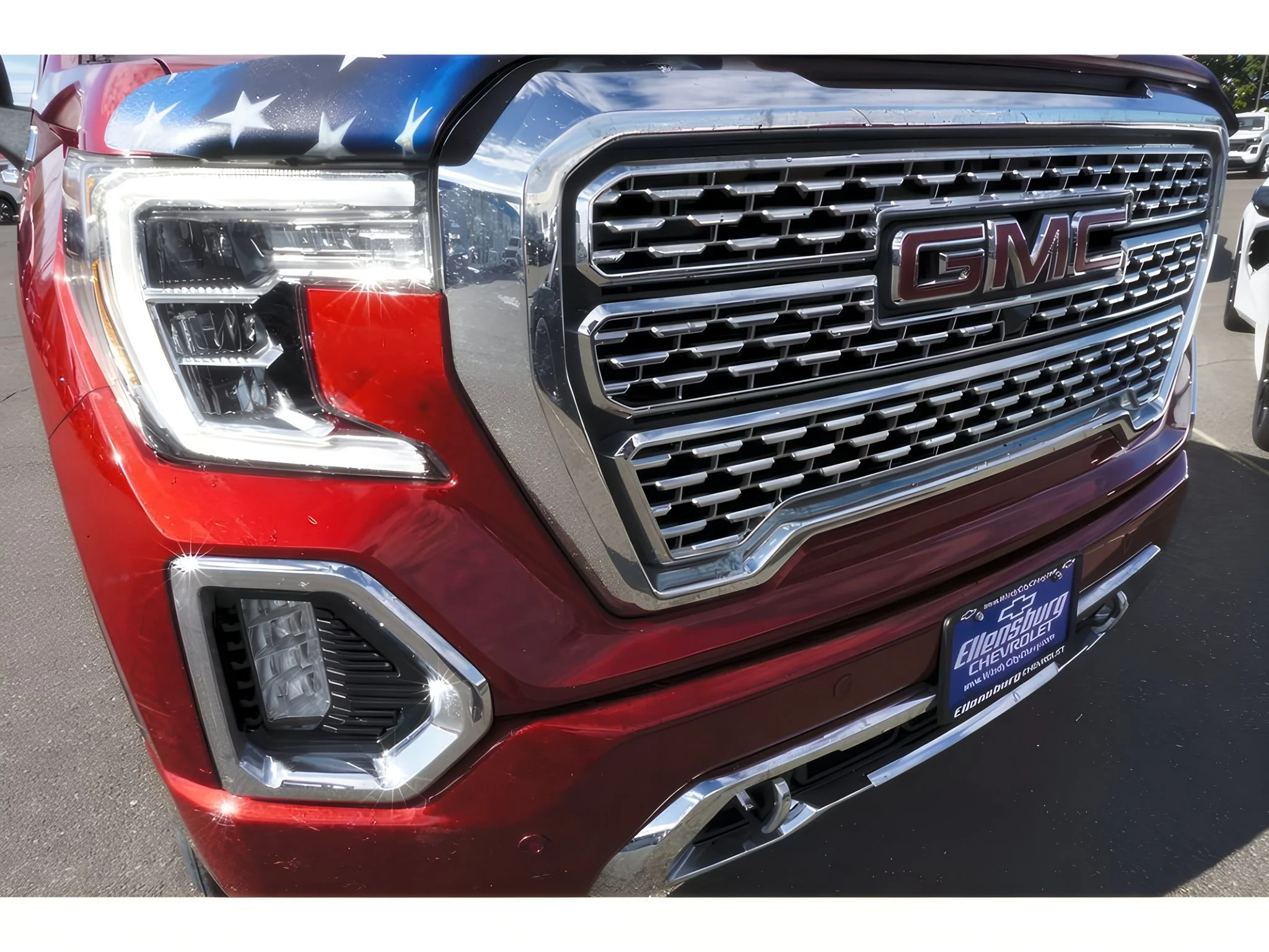 Used 2021 Cayenne Red Tintcoat GMC Denali image 11