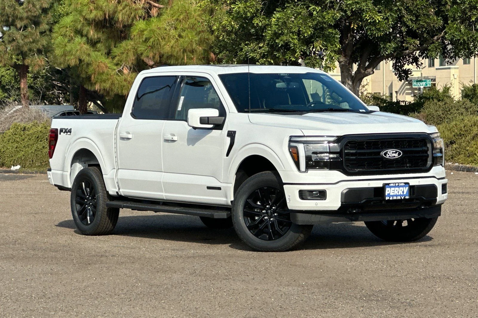 New 2026 Star White Metallic Tri-Coat Ford Lariat® image 1