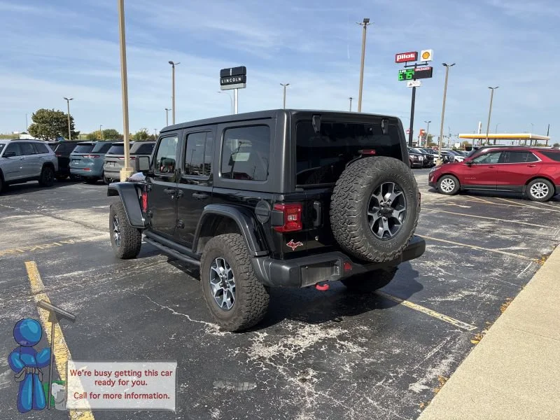 Used 2019 Black Clearcoat Jeep Rubicon image 3