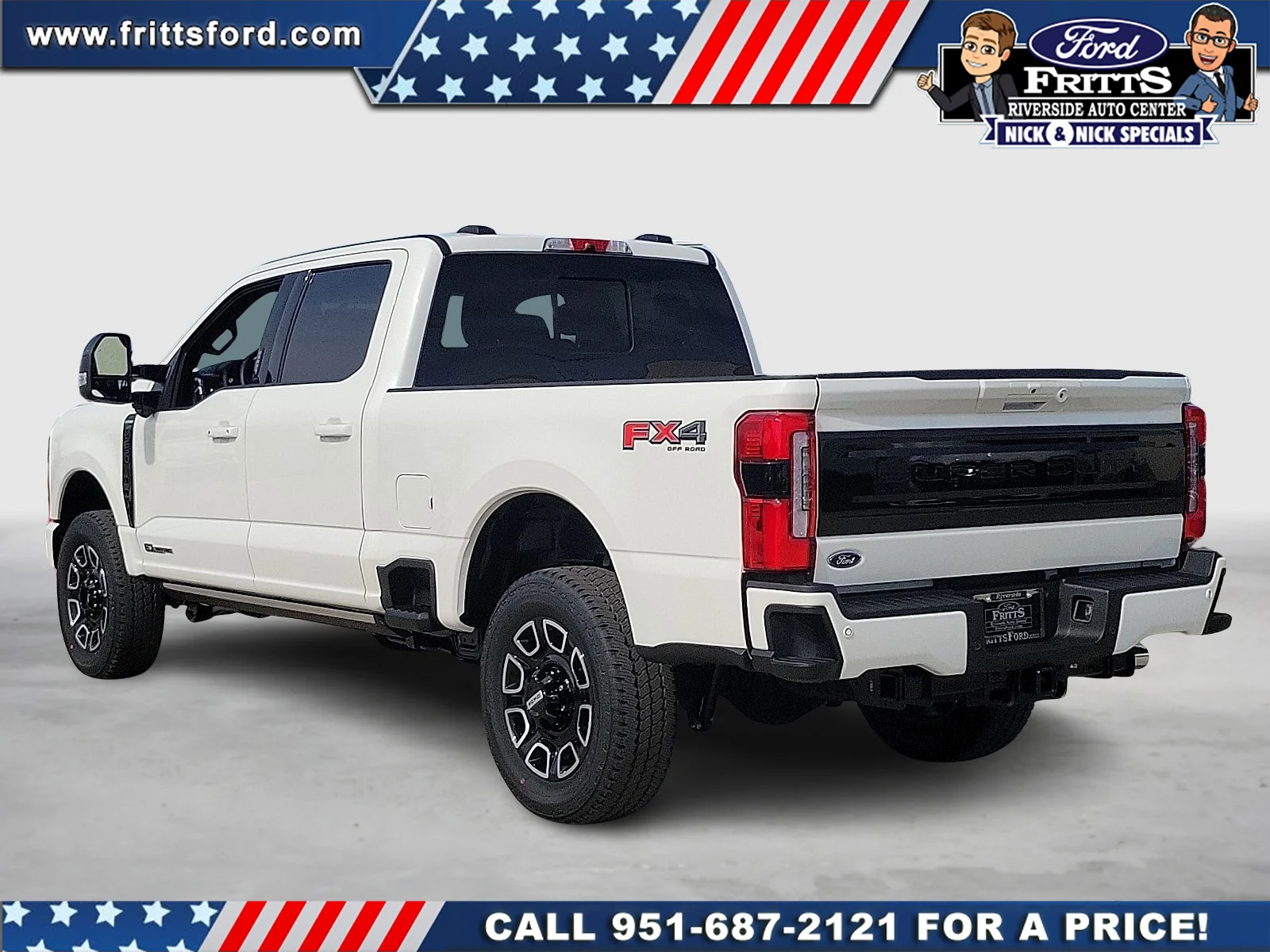 New 2026 Star White Metallic Tri-Coat Ford F-250® Platinum® image 2