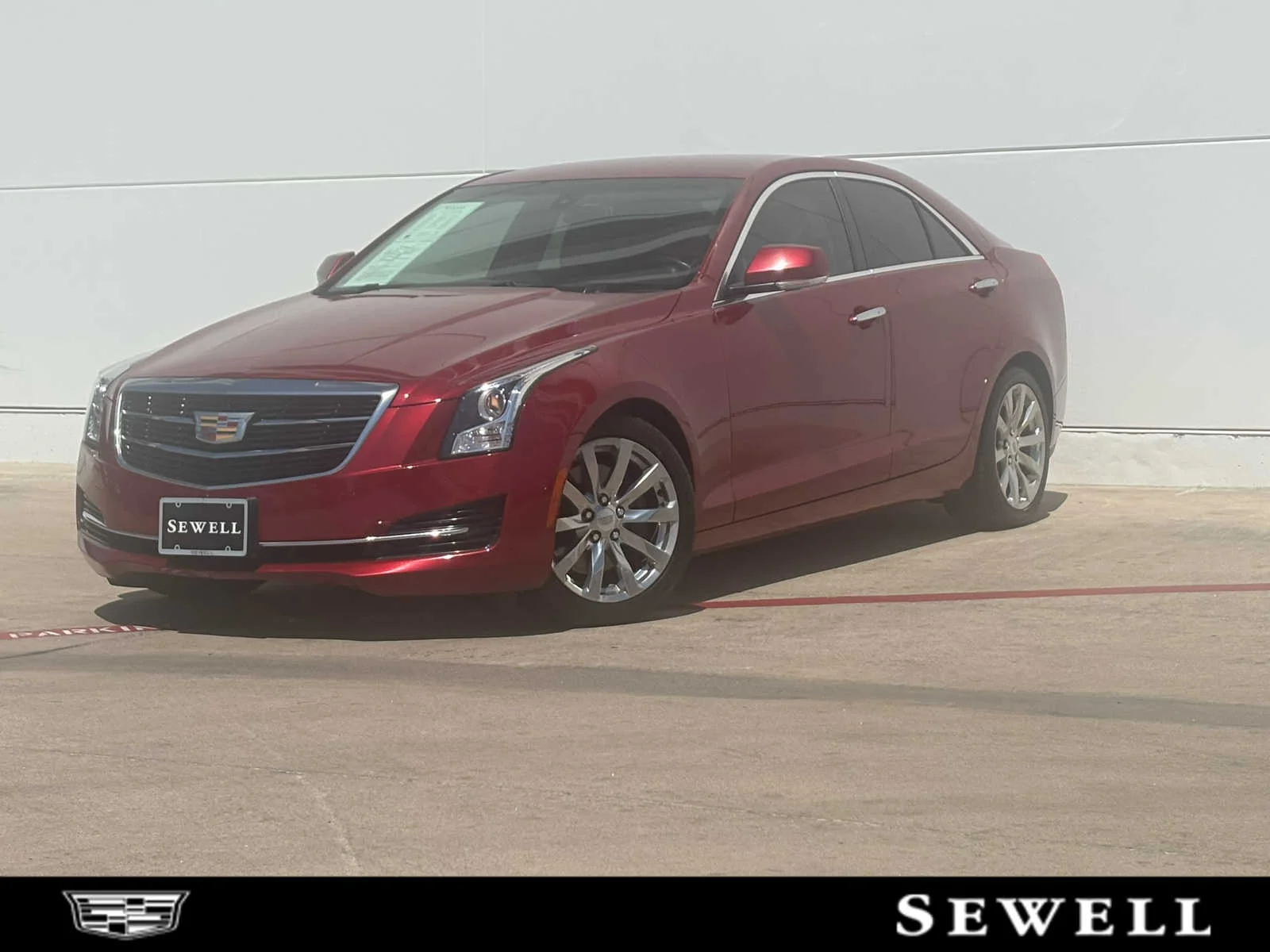 Used 2018 RED OBSESSION TINTCOAT Cadillac Luxury RWD image 1