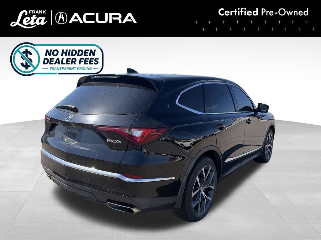 Certified Used 2022 Majestic Black Pearl Acura  image 6