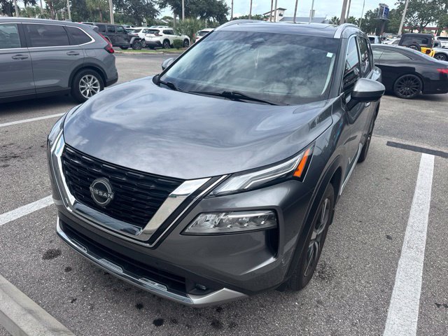 Used 2022 Gun Metallic Nissan Platinum image 1
