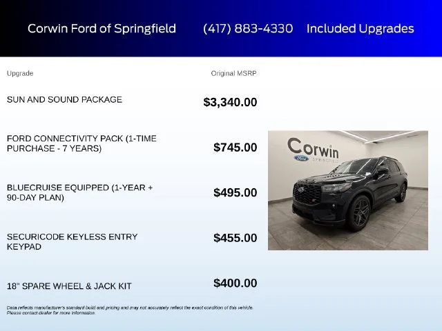 New 2026 Agate Black Metallic Ford ST image 5