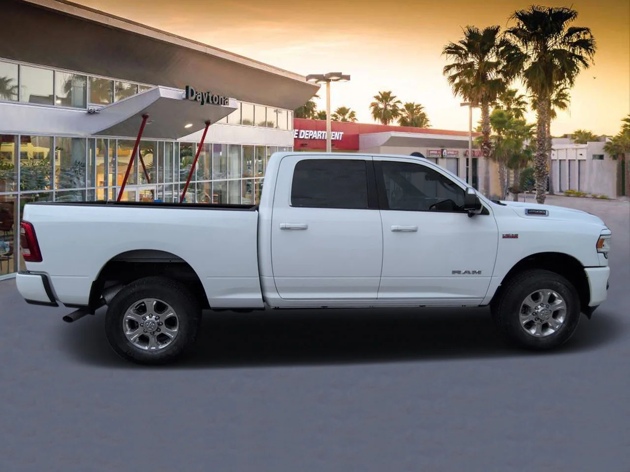 Used 2019 Bright White Clearcoat Ram Big Horn image 2