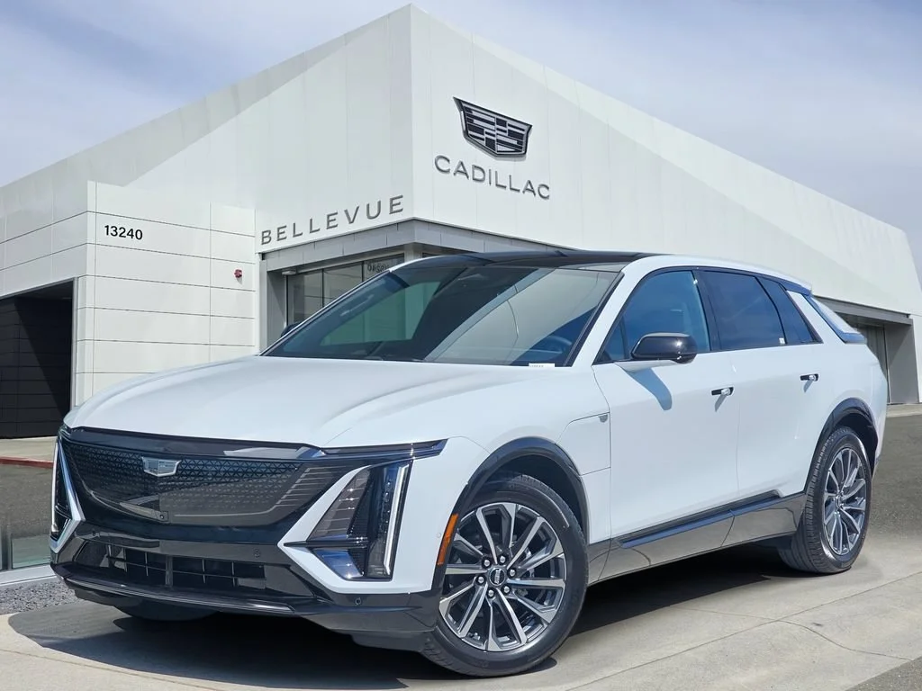 New 2026 Vibrant White Tricoat Cadillac Sport image 1