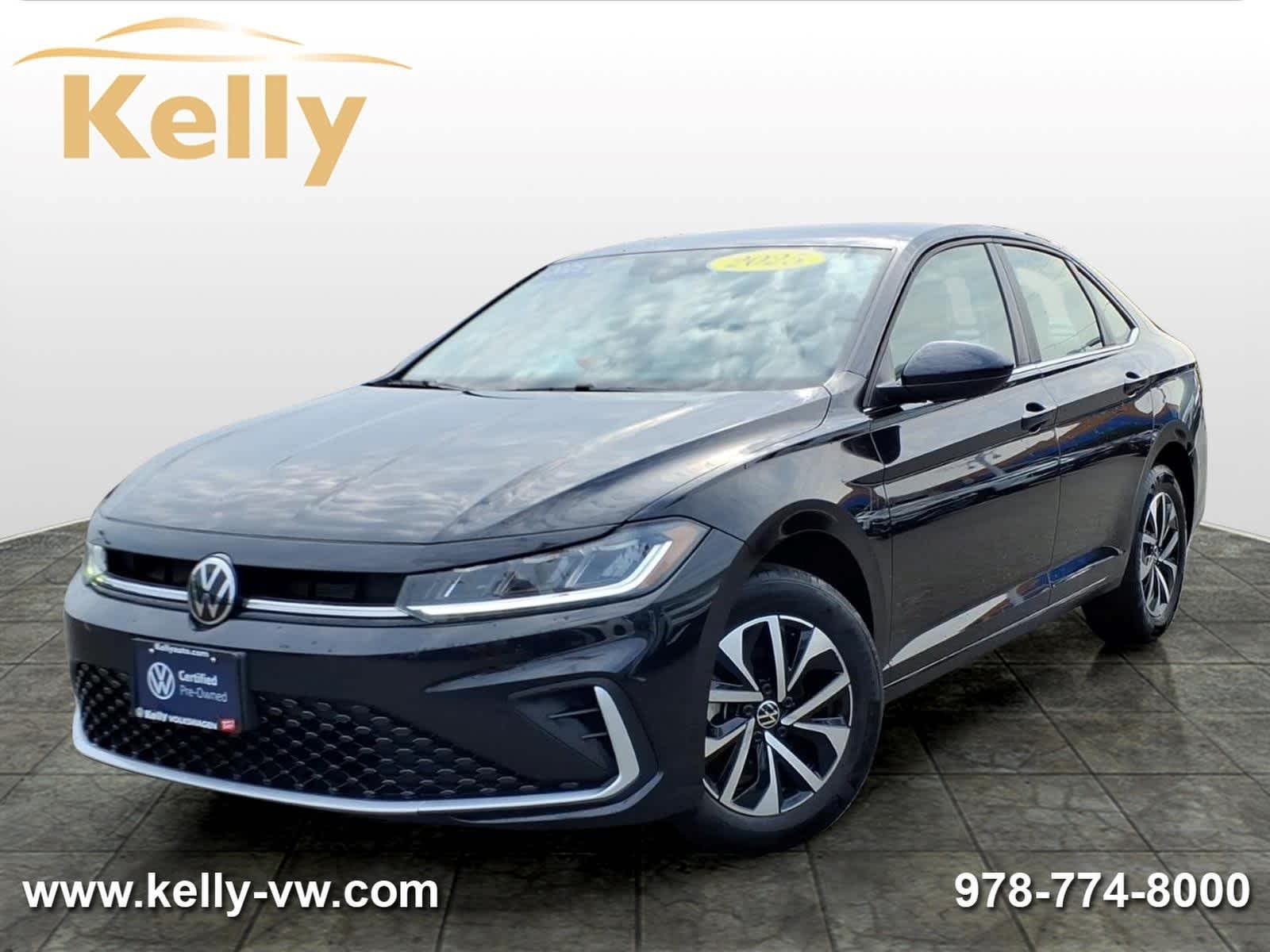 Certified Used 2025 Deep Black Pearl Volkswagen S image 1