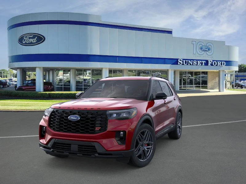 New 2026 Rapid Red Metallic Tinted Clearcoat Ford ST image 2