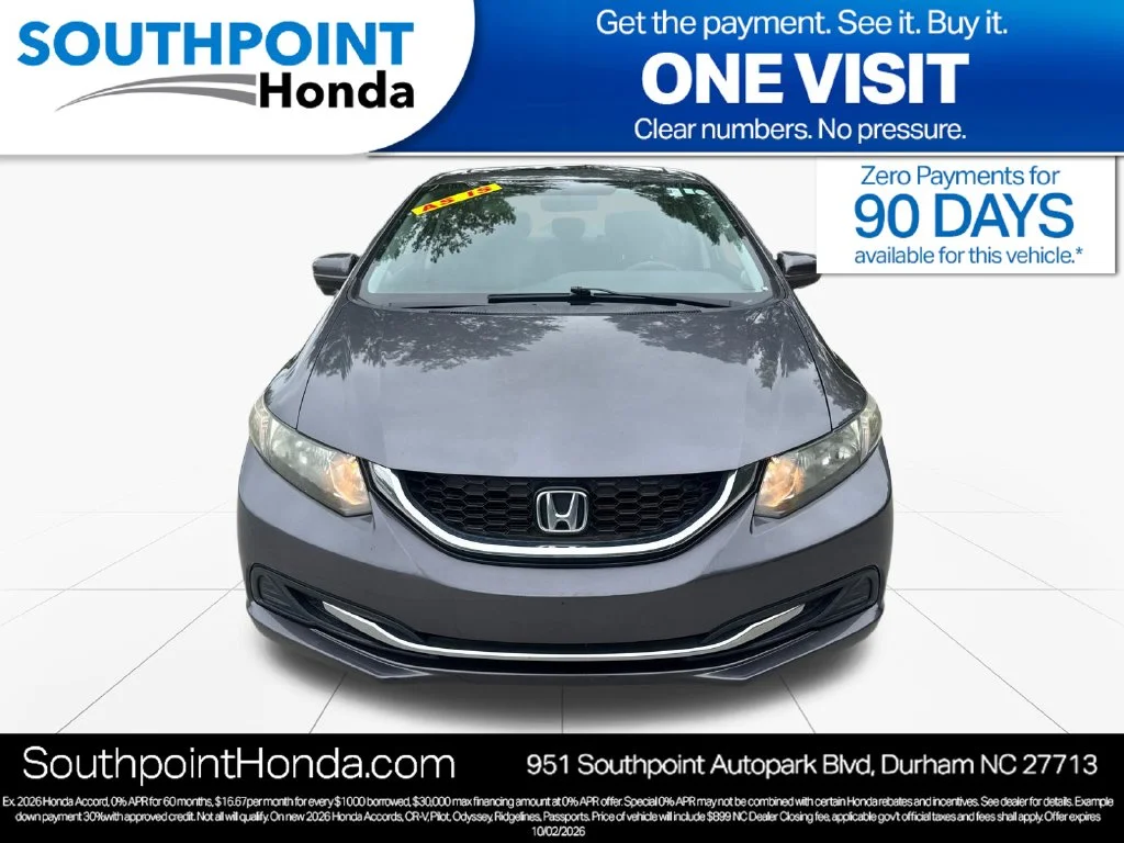 Used 2014 Modern Steel Metallic Honda EX image 2