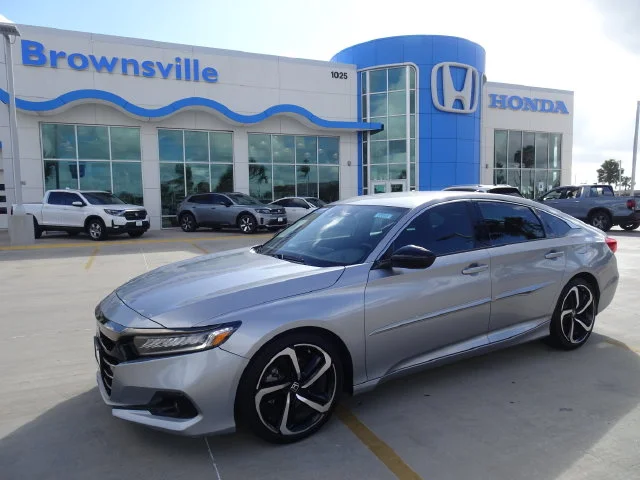 Used 2021 Lunar Silver Metallic Honda Sport image 1
