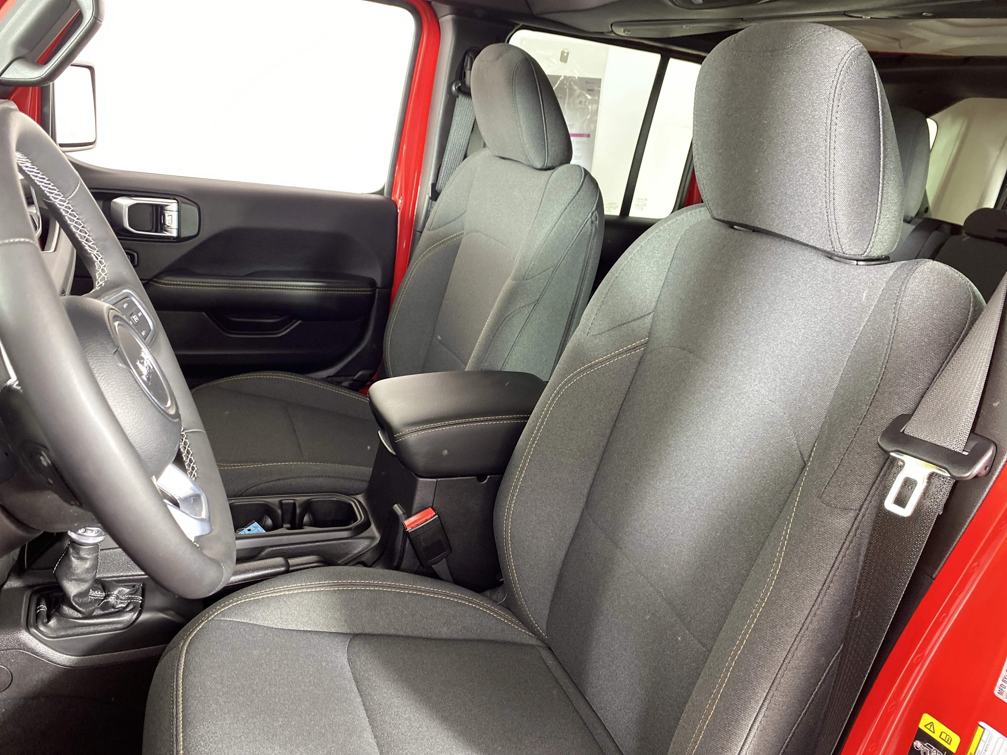 Used 2025 Firecracker Red Clearcoat Jeep Sahara image 17
