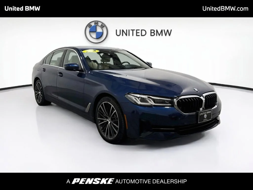 Certified Used 2023 Phytonic Blue Metallic BMW 540i xDrive image 3