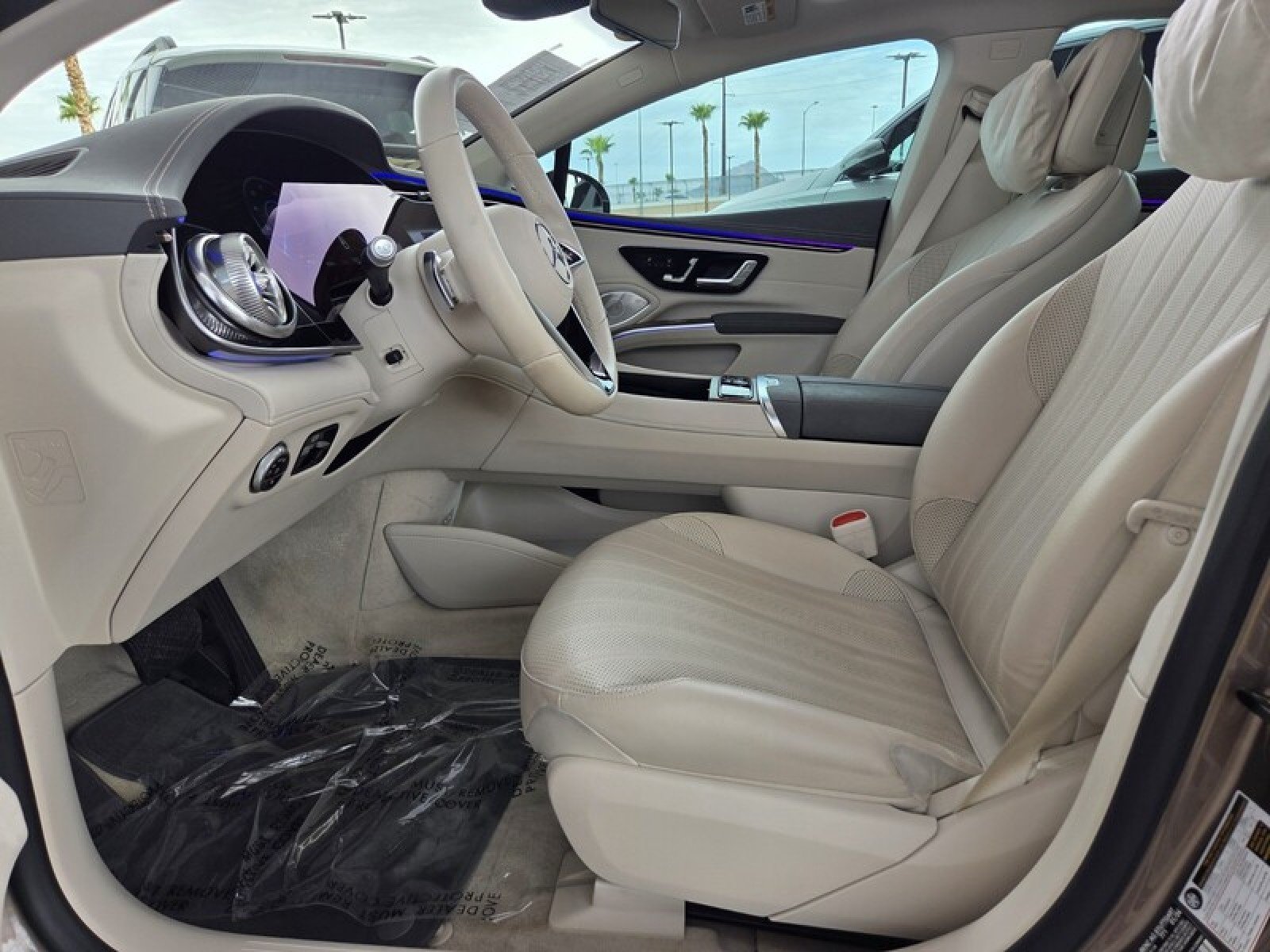 Certified Used 2024 Sonoran Brown Metallic Mercedes-Benz EQS 450 image 13