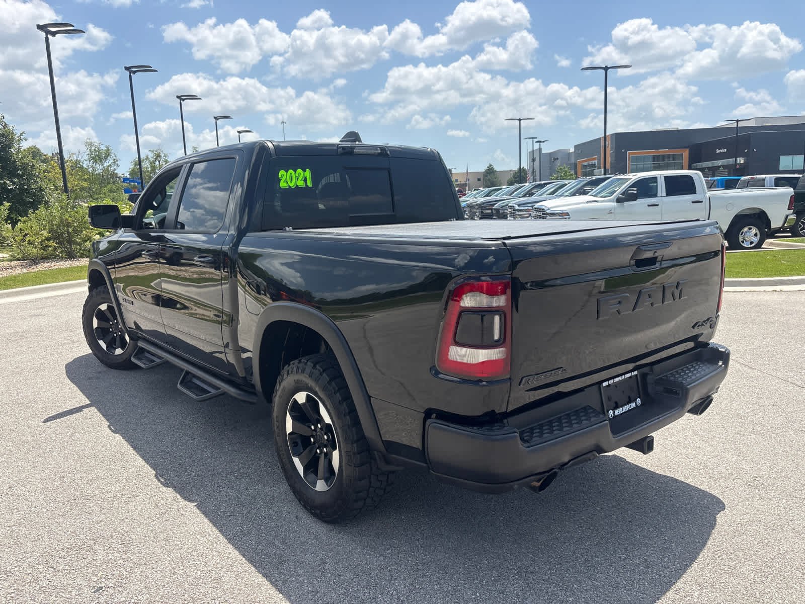 Used 2021 Diamond Black Crystal Pearlcoat Ram Rebel image 8