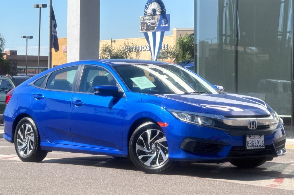 Used 2018 Honda Civic EX with VIN 2HGFC2F7XJH515488 for sale in Fullerton, CA