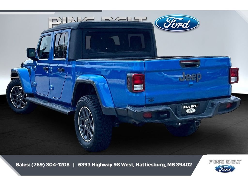 Used 2021 Hydro Blue Pearlcoat Jeep 80th Anniversary image 2
