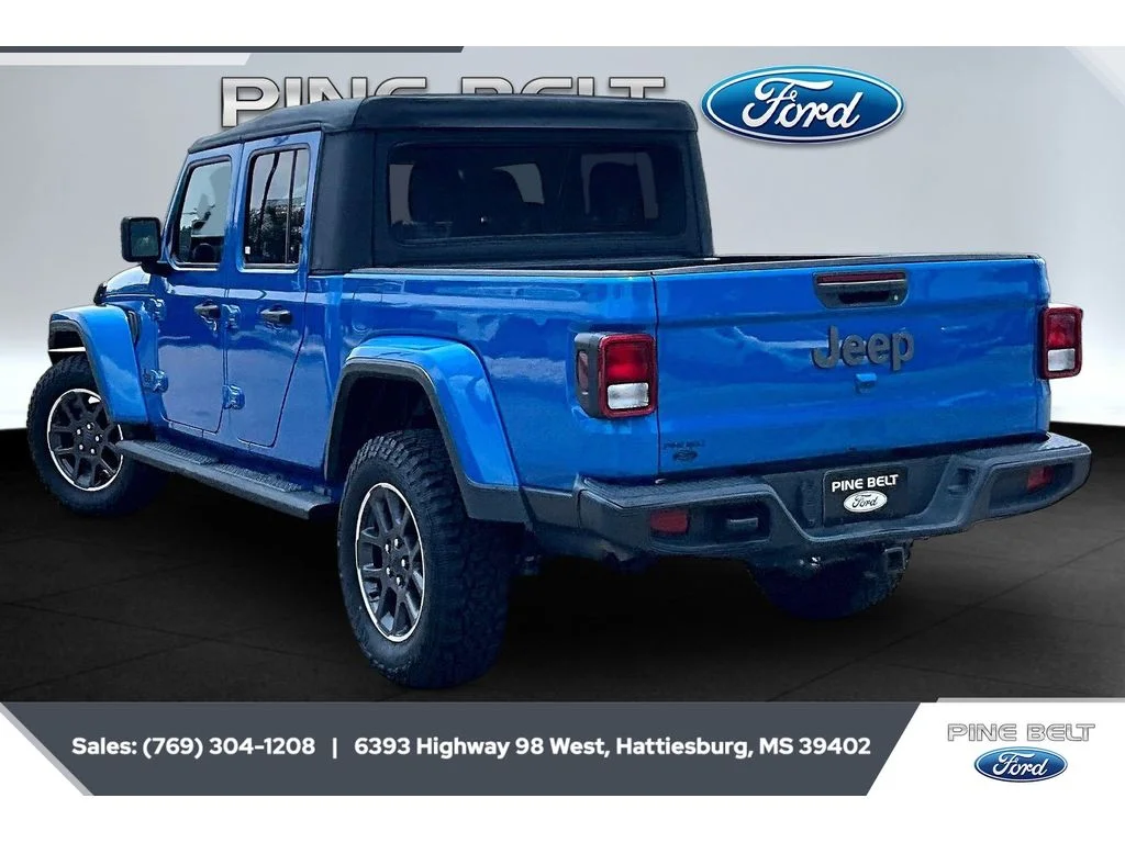 Used 2021 Hydro Blue Pearlcoat Jeep 80th Anniversary image 2