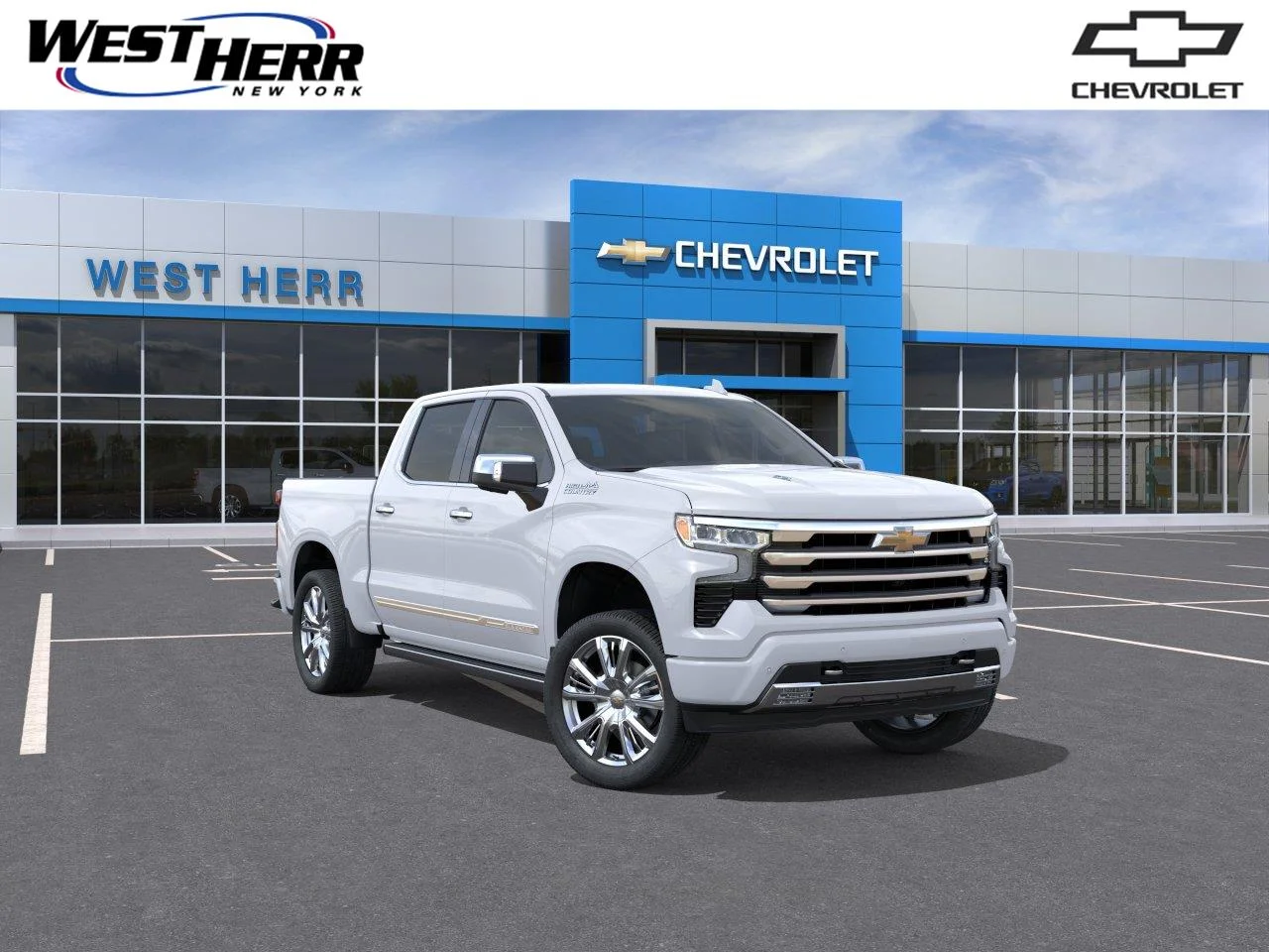 New 2026 Polar White Tricoat Chevrolet High Country image 1