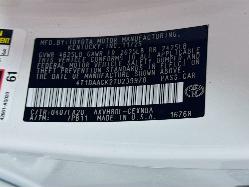 Used 2026 Ice Cap Toyota LE image 29