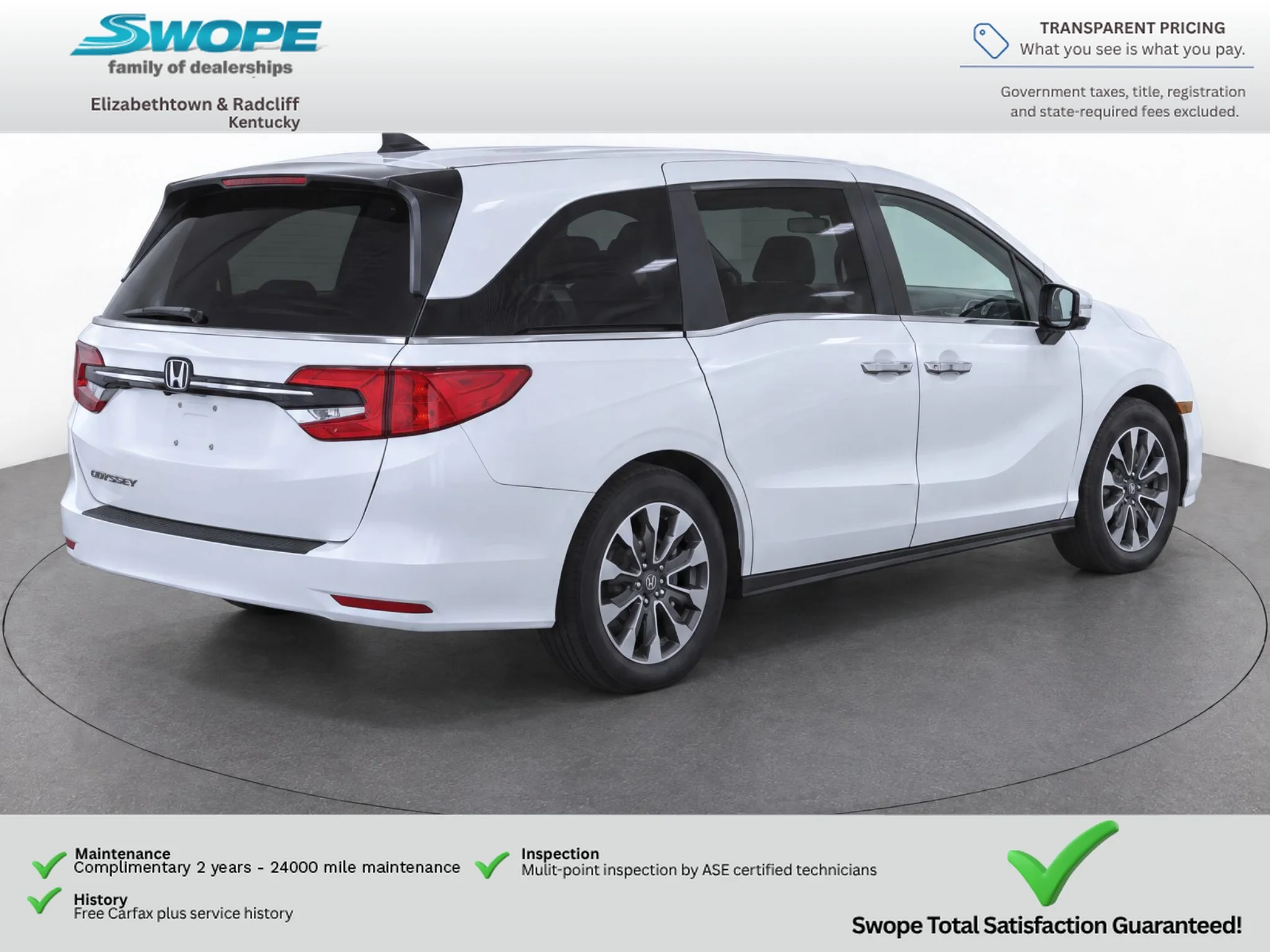 Used 2024 White Honda EX-L image 5