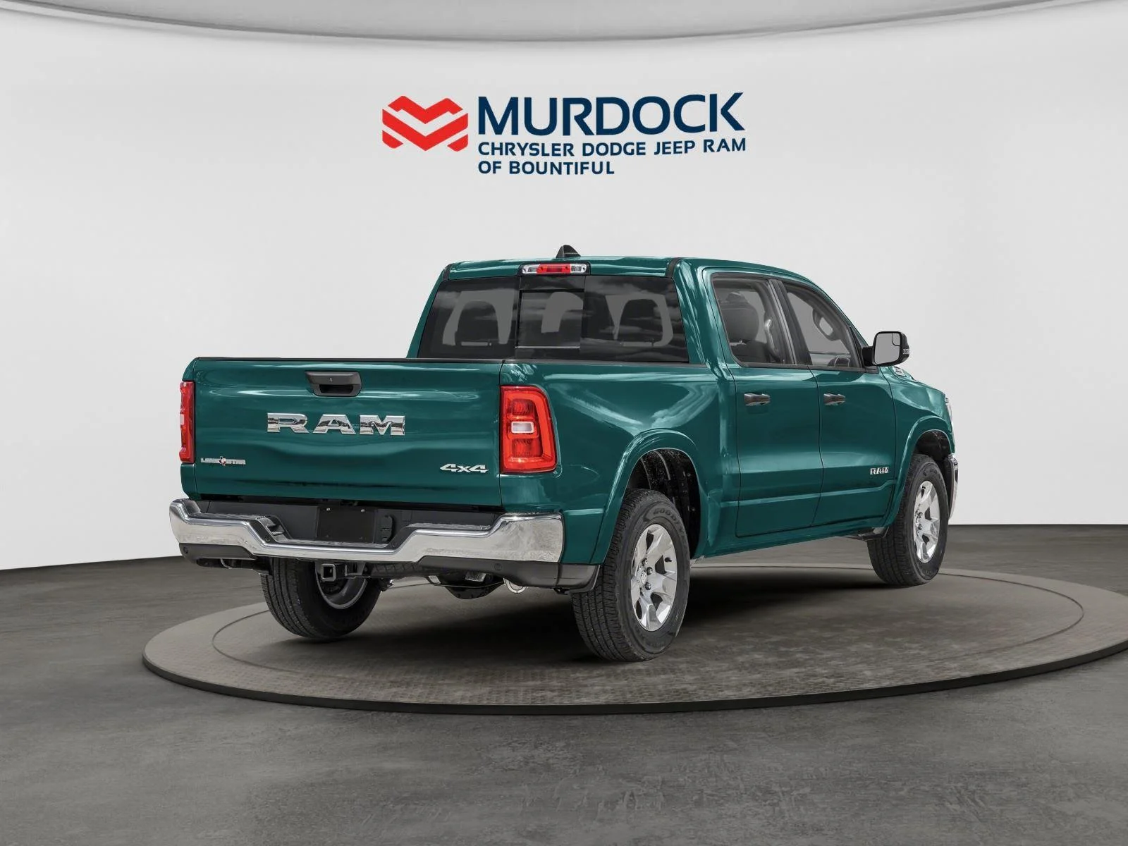New 2026 Serrano-Green Metallic Exterior Paint RAM Big Horn 4x4 Crew Cab 5