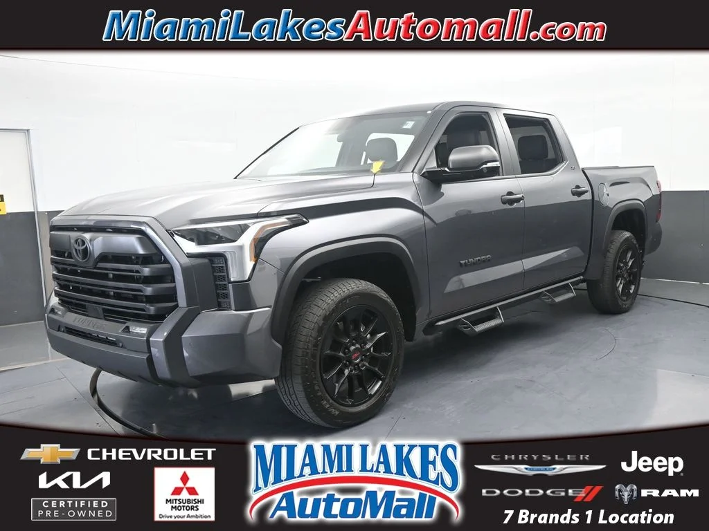 Used 2025 Magnetic Gray Metallic Toyota SR5 image 1