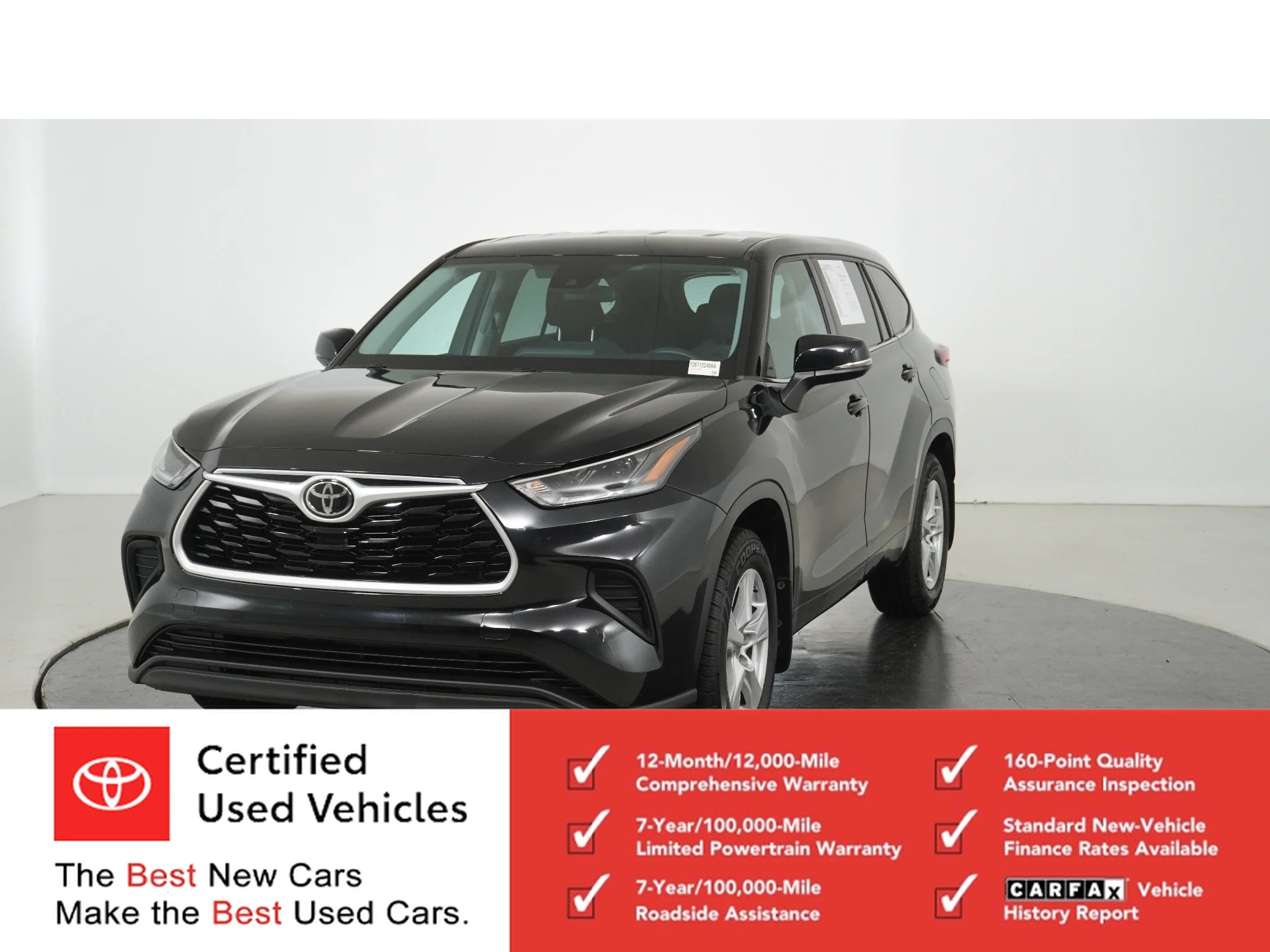 Certified Used 2021 Midnight Black Metallic Toyota L image 6