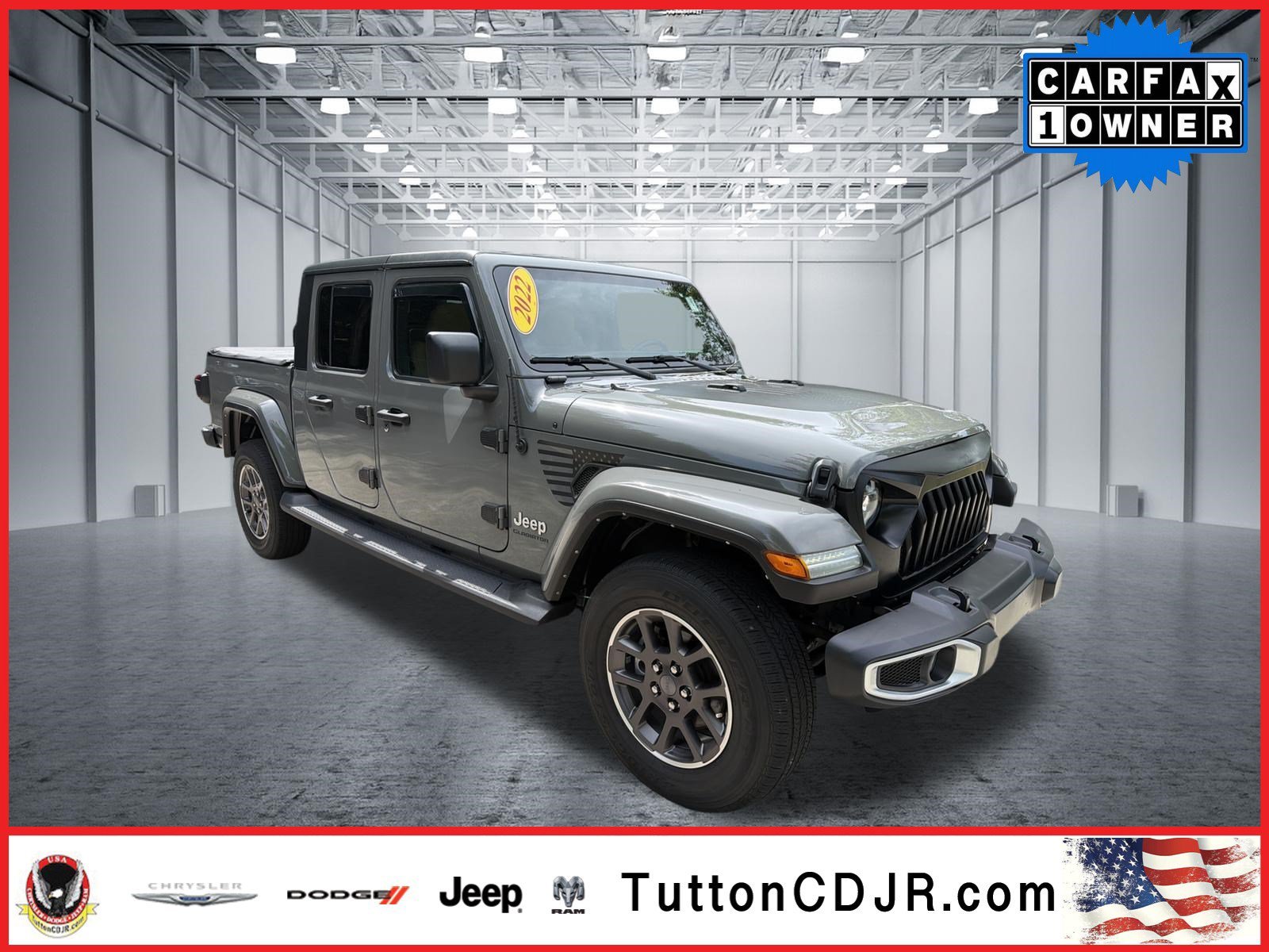 Used 2022 Sting-Gray Clearcoat Jeep Overland image 1