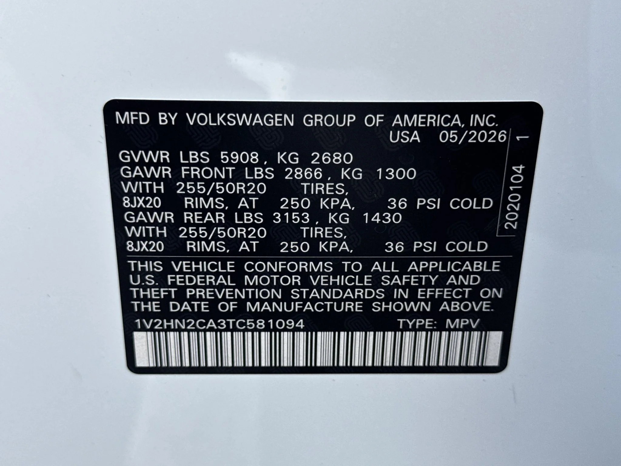 New 2026 Opal White Pearl Volkswagen 2.0T SE w/Technology image 36