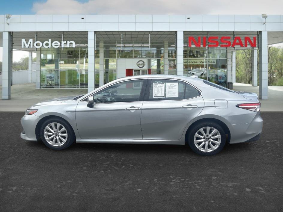 Used 2020 Celestial Silver Metallic Toyota LE image 2