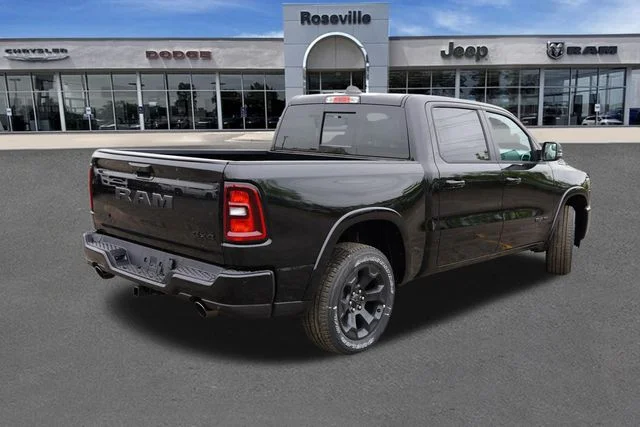 New 2026 Diamond Black Crystal Pearl-Coat Exterior Paint RAM Big Horn image 3