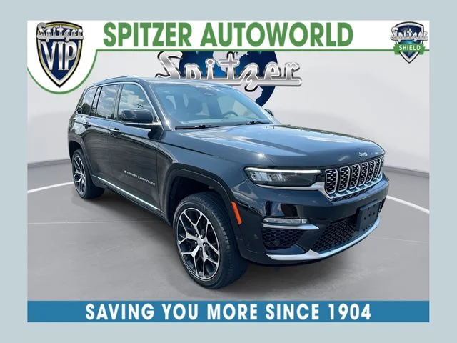Used 2022 Diamond Black Jeep Summit Reserve image 1