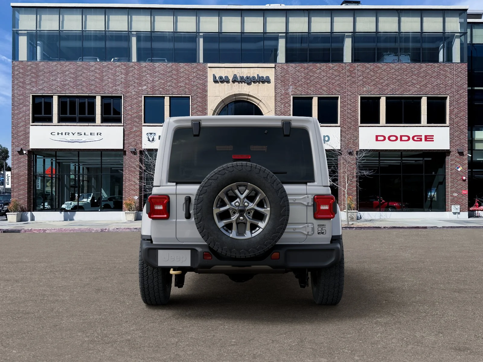 New 2026 Bright White Clear-Coat Exterior Paint Jeep Sport S image 33