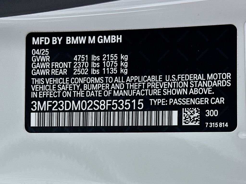 Certified Used 2025 Alpine White BMW Base image 33