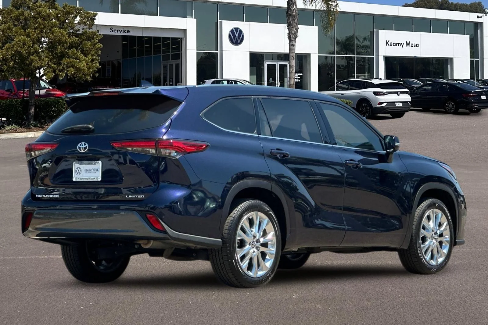 Used 2020 Blue Toyota Limited image 4