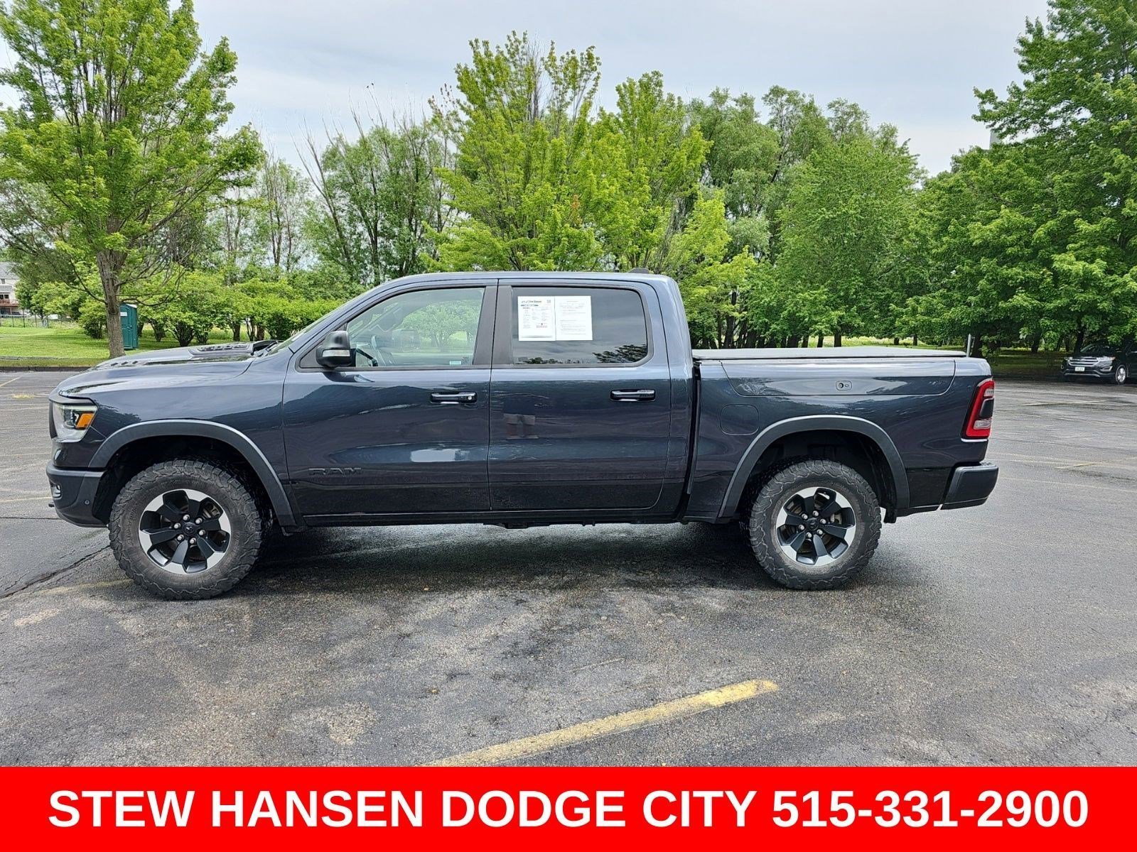 Used 2020 Maximum Steel Metallic Clearcoat Ram Rebel image 1