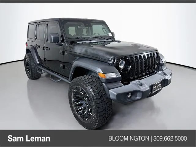 Used 2024 Black Jeep Sport S image 1