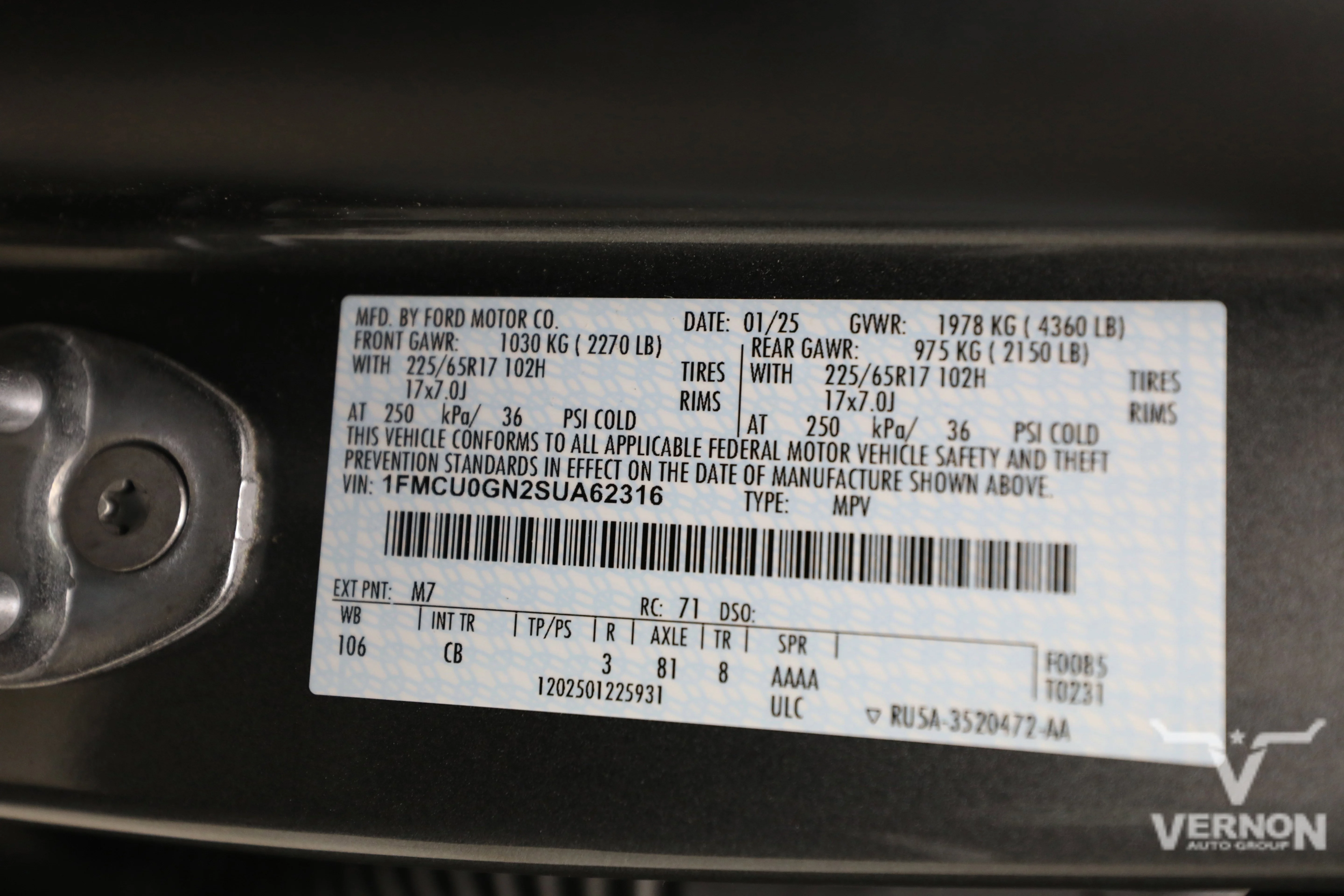 Pre-Owned 2025 Ford Escape Active FWD