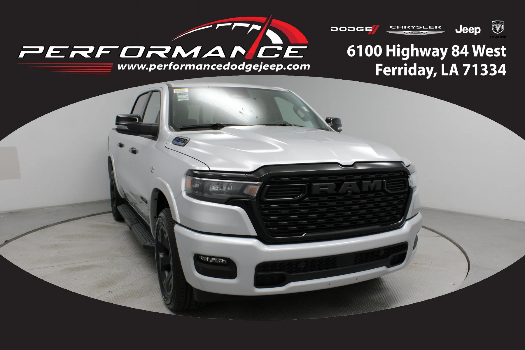 New 2026 Silver Zynith Exterior Paint RAM Big Horn 4x4 Crew Cab 5