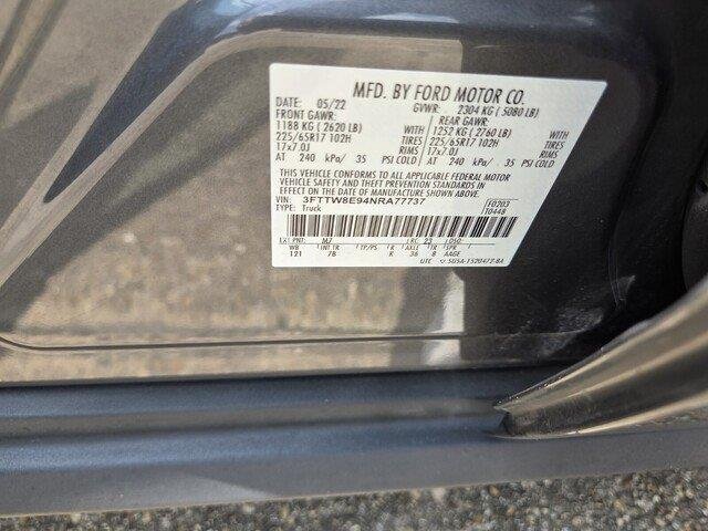 Used 2022 Carbonized Grey Metallic Ford XLT image 34