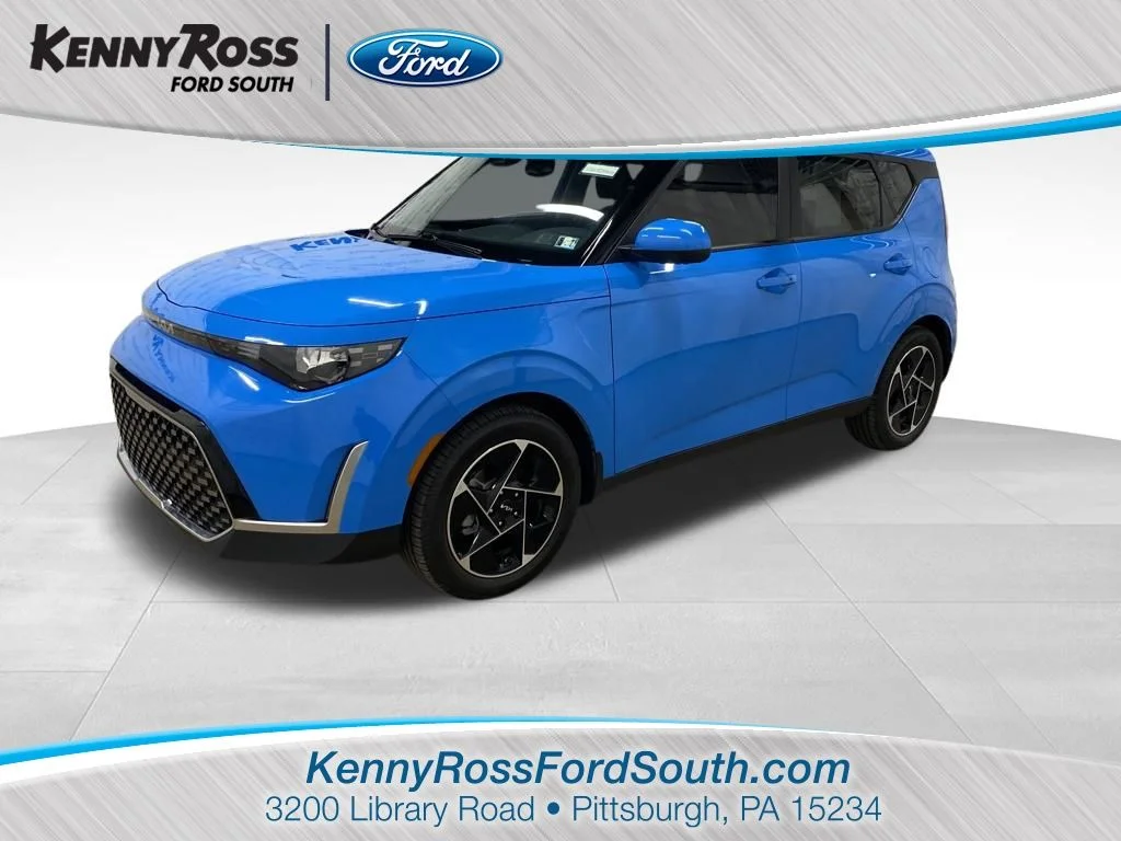 Used 2025 Surf Blue Kia EX image 1
