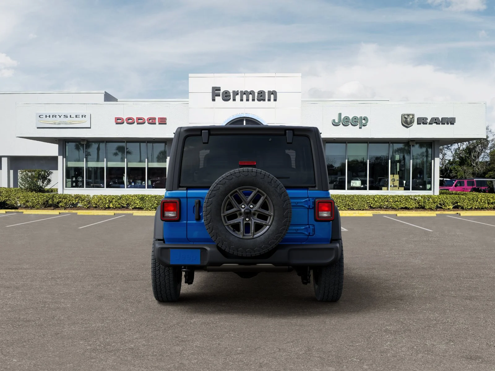 New 2026 Hydro Blue Pearl-Coat Exterior Paint Jeep Sport S image 39