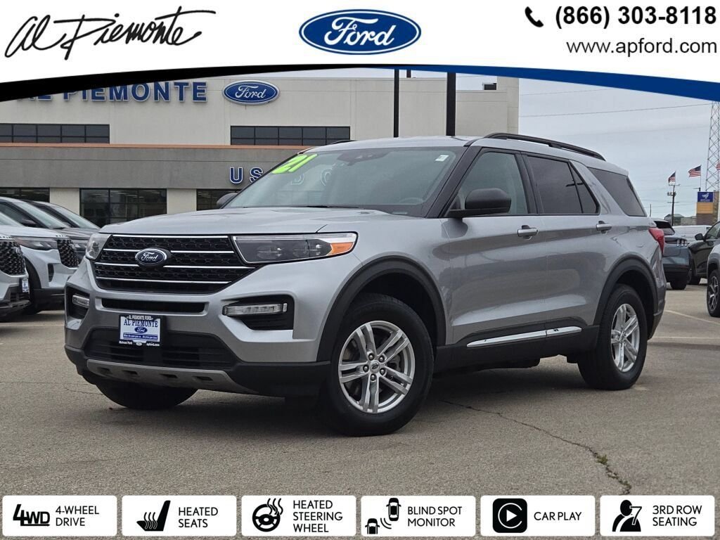Used 2021 Silver Ford XLT image 1