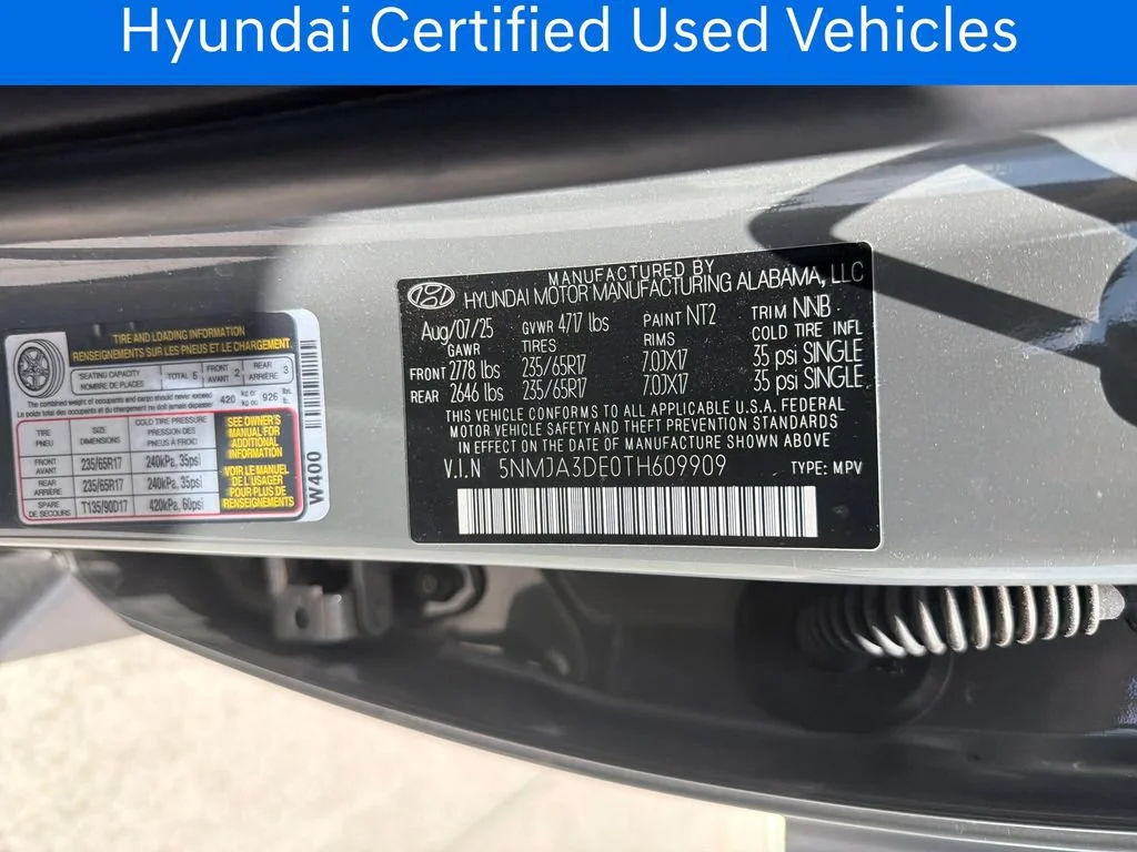 Certified Pre-Owned 2026 Hyundai Tucson SE