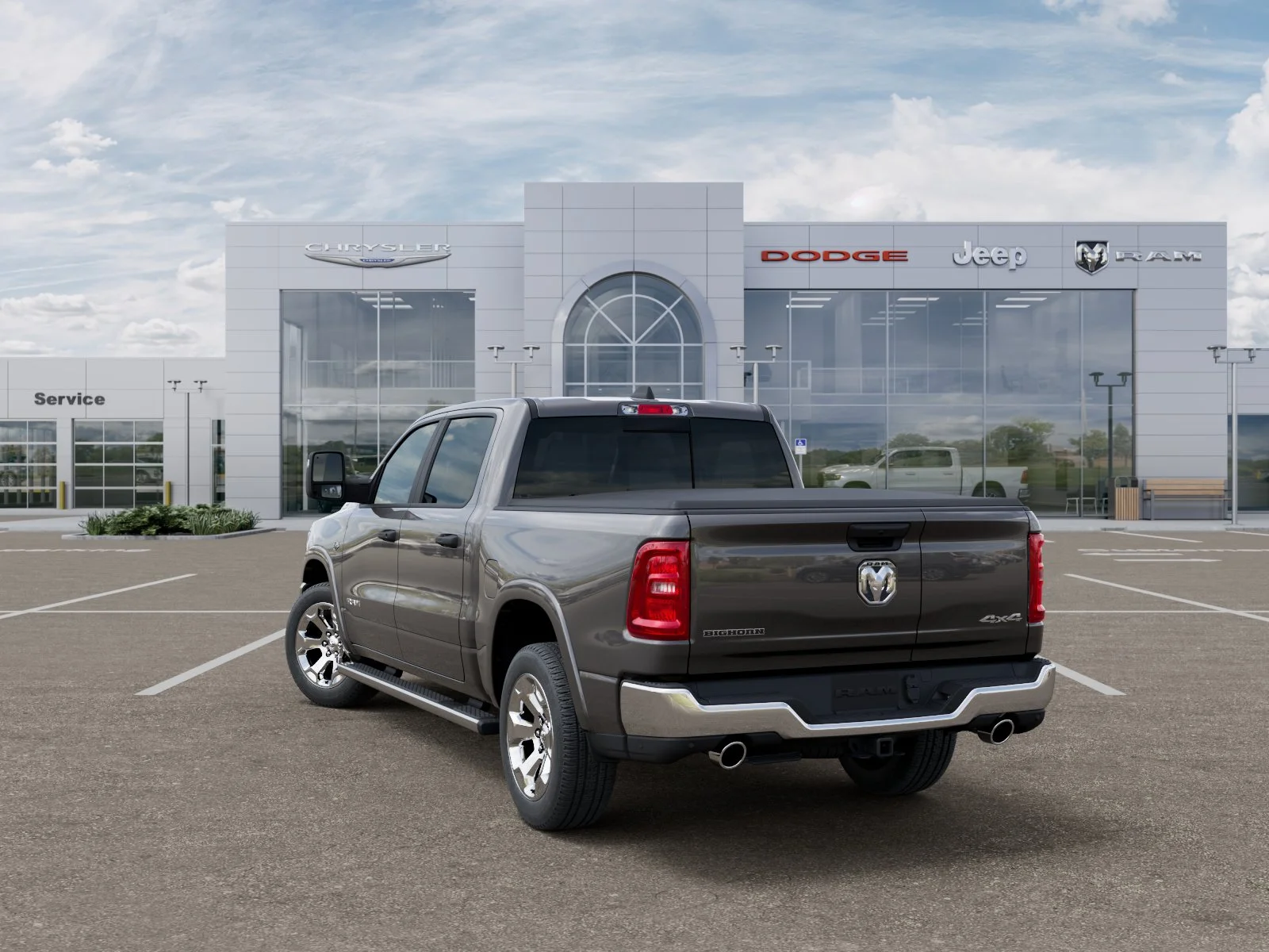 New 2026 Granite Crystal Metallic Clear-Coat Exterior Paint RAM Big Horn/Lone Star image 30