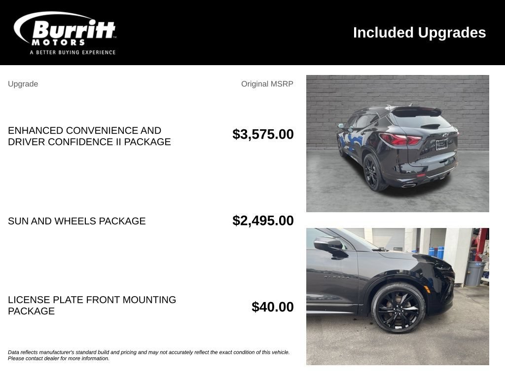 Used 2019 BLACK Chevrolet RS image 3